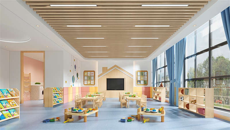 合肥幼兒園裝修設(shè)計(jì)-翡翠路(新時(shí)代)幼兒園